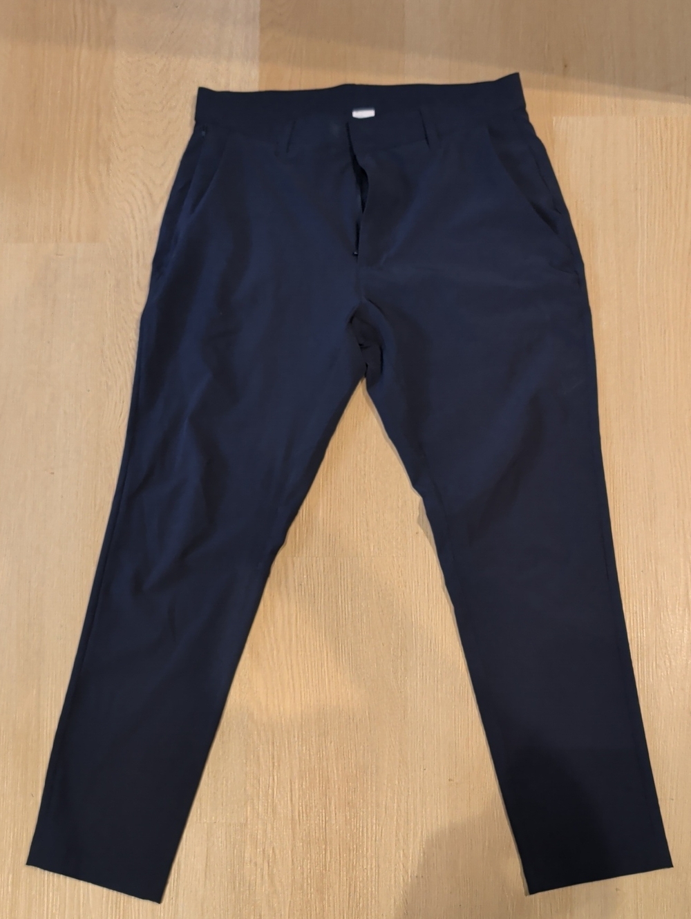 Men's Navy Slim Fabletics Dress Pants